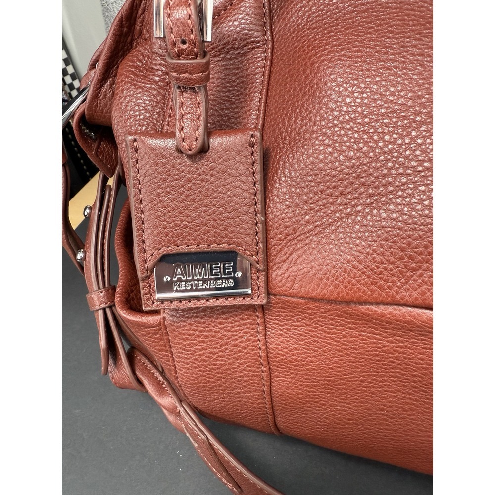 Aimee Kestenberg Suzie Large Convertible Satchel Leather Handbag Purse Bag - Picture 2 of 16